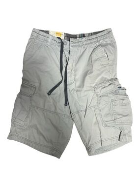 Men's Gray Cargo Shorts with Drawstring Chor company sz 29